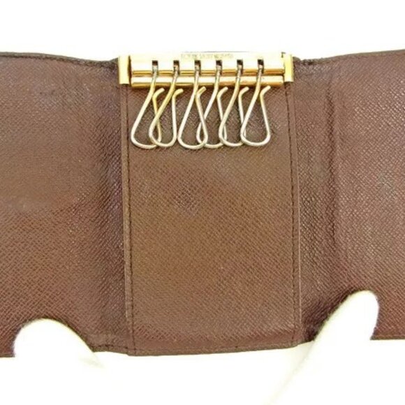 Louis Vuitton Key holder Key case Damier Brown Woman unisex Authentic Used - Picture 6 of 13